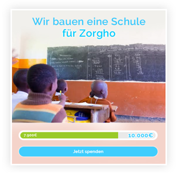 Beispiel für ein Spendenbarometer