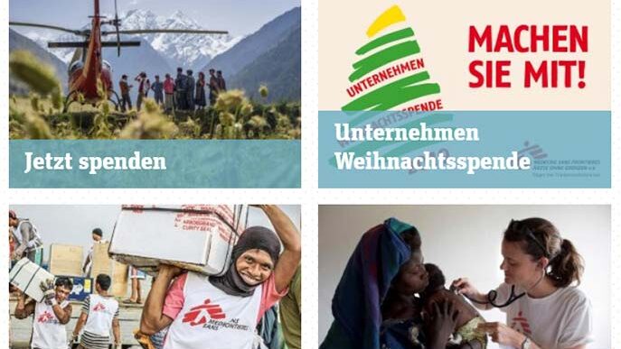 Beispiel Spendenaktion NGO