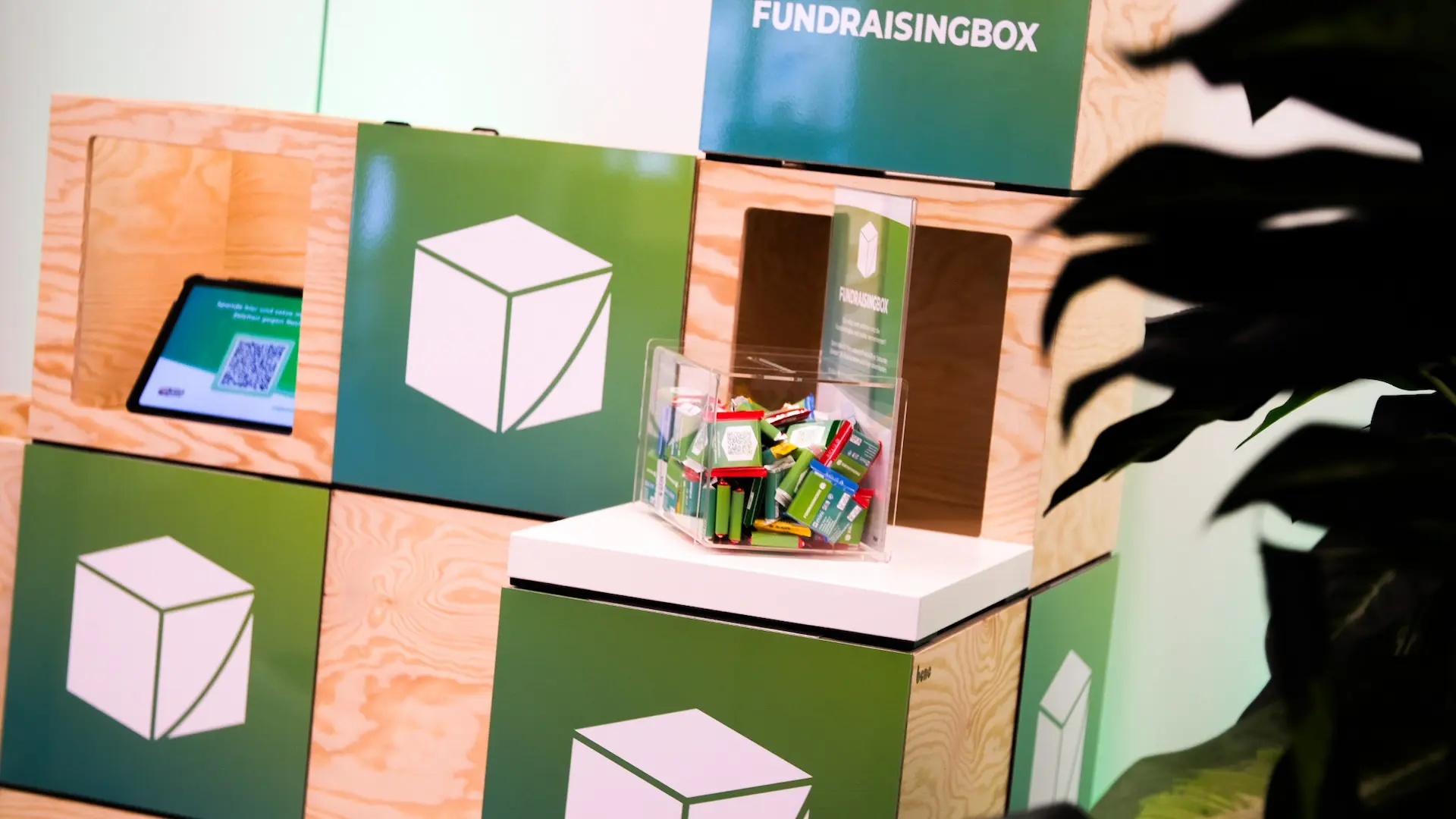 Stand der FundraisingBox am DFK 2024