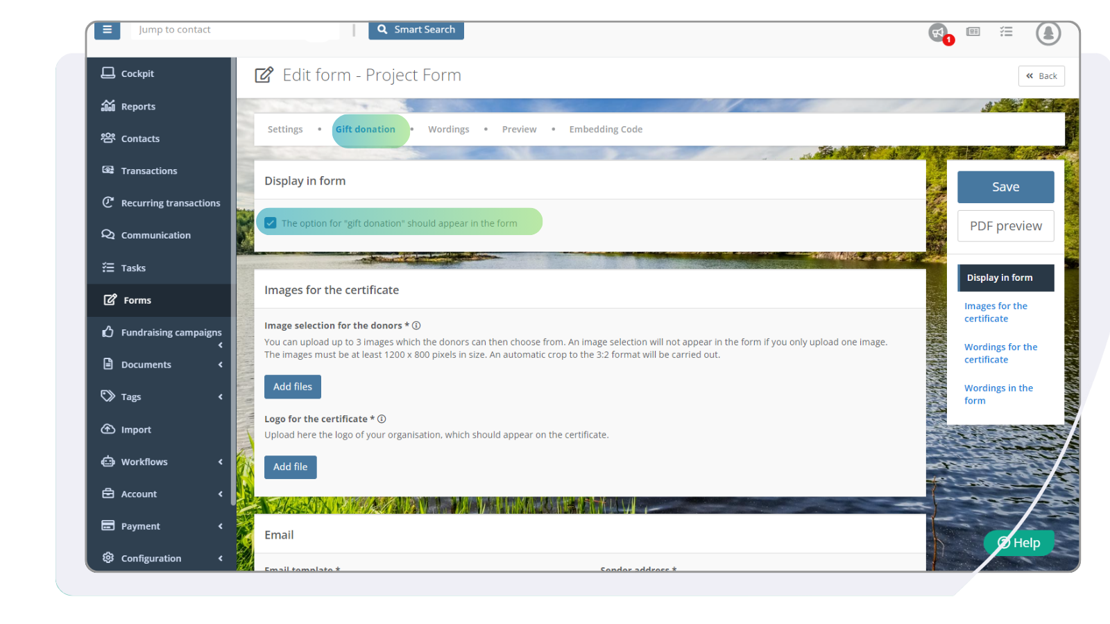 Gift Donation Donation Forms FundraisingBox