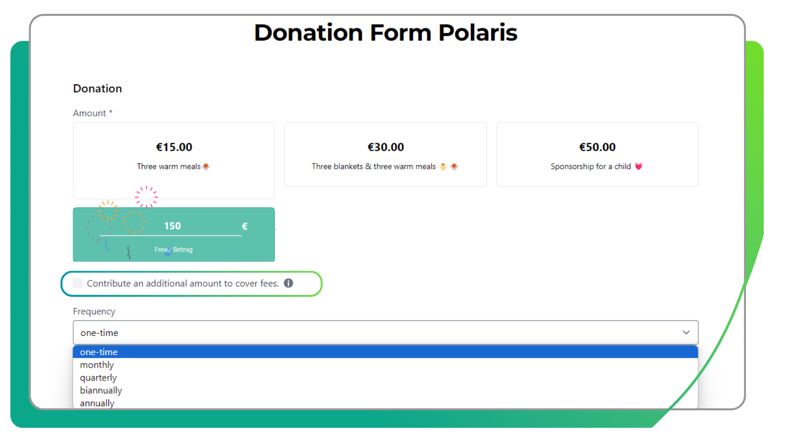 Donation form polaris offers many features and advantages