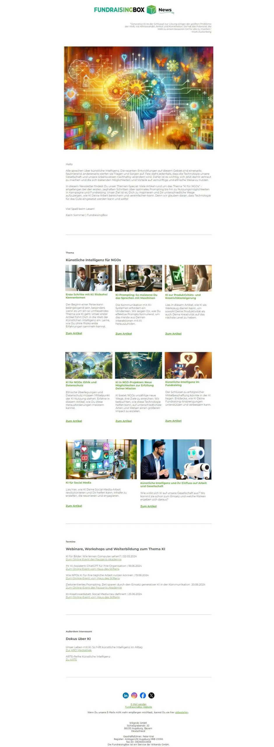 Bild Newsletter KI