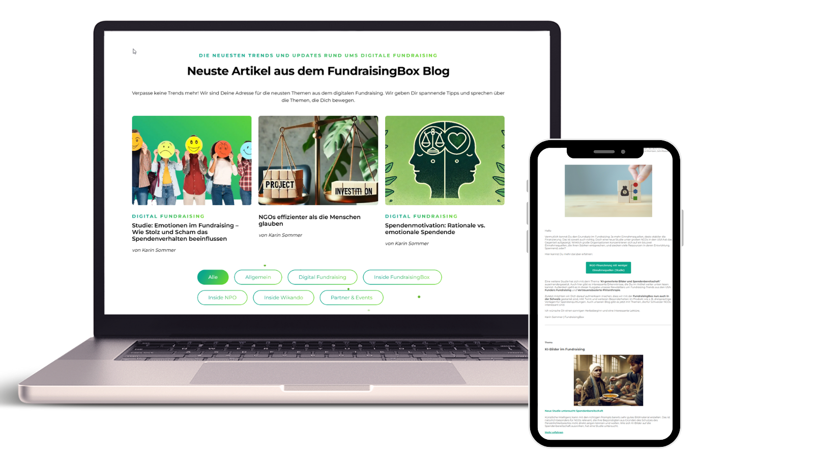 FundraisingBox Newsletter jetzt abonnieren