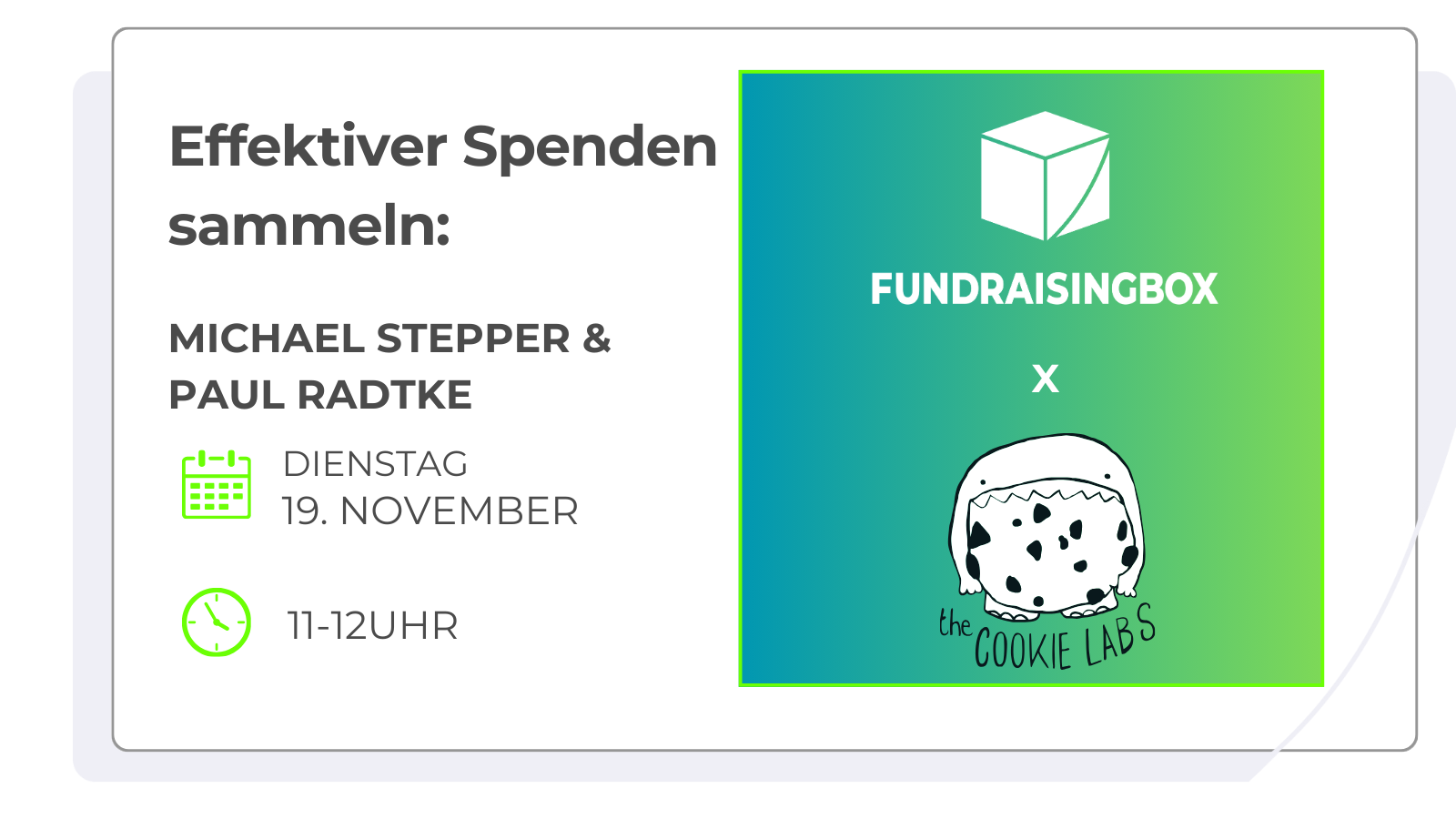 Webinar: Effektiver Spenden sammeln