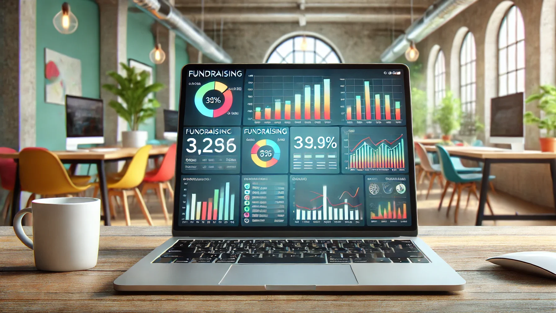 DALL·E prädiktive KI Analyse FundraisingBox