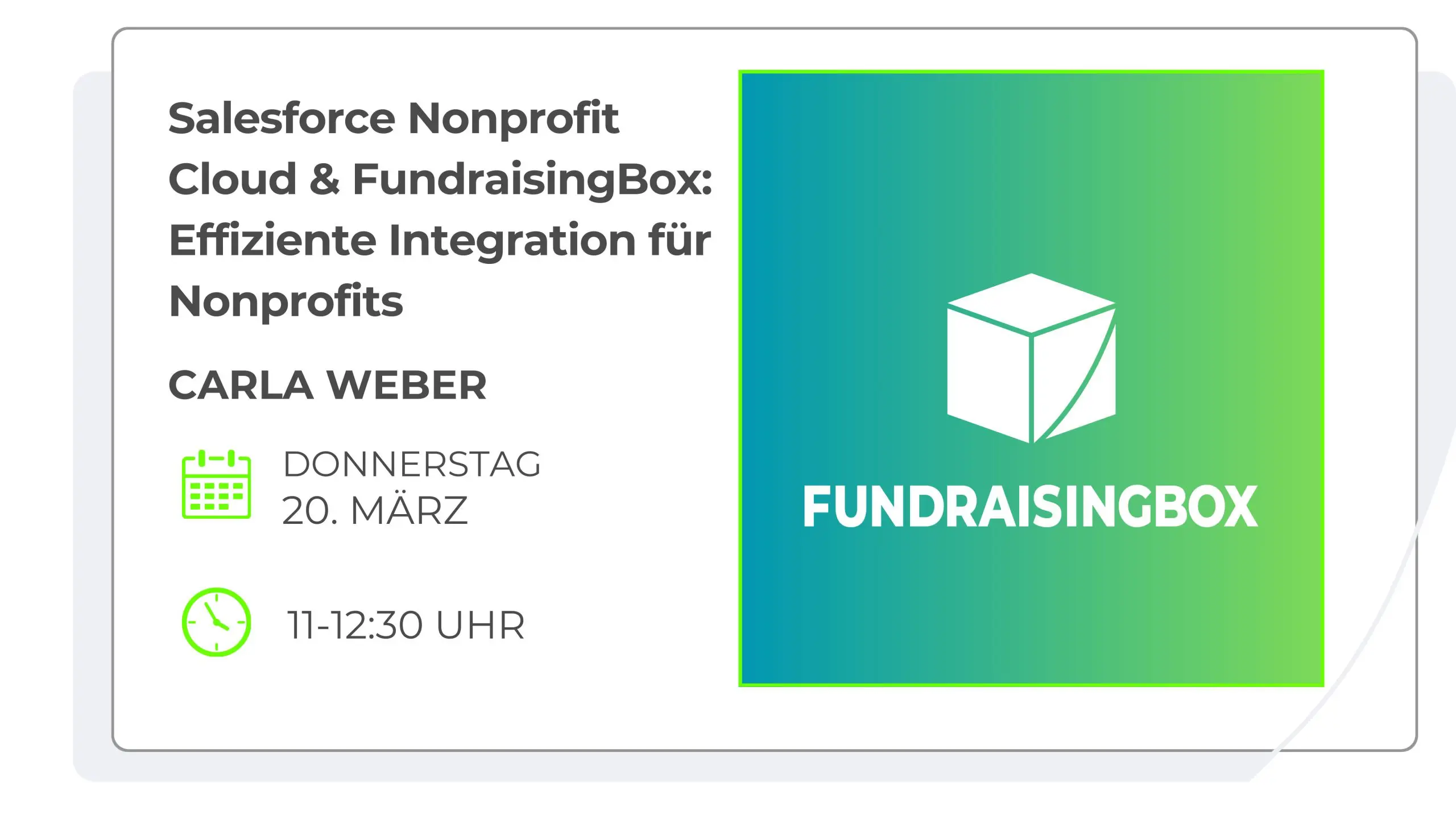 Kachel Webinar zu Salesforce