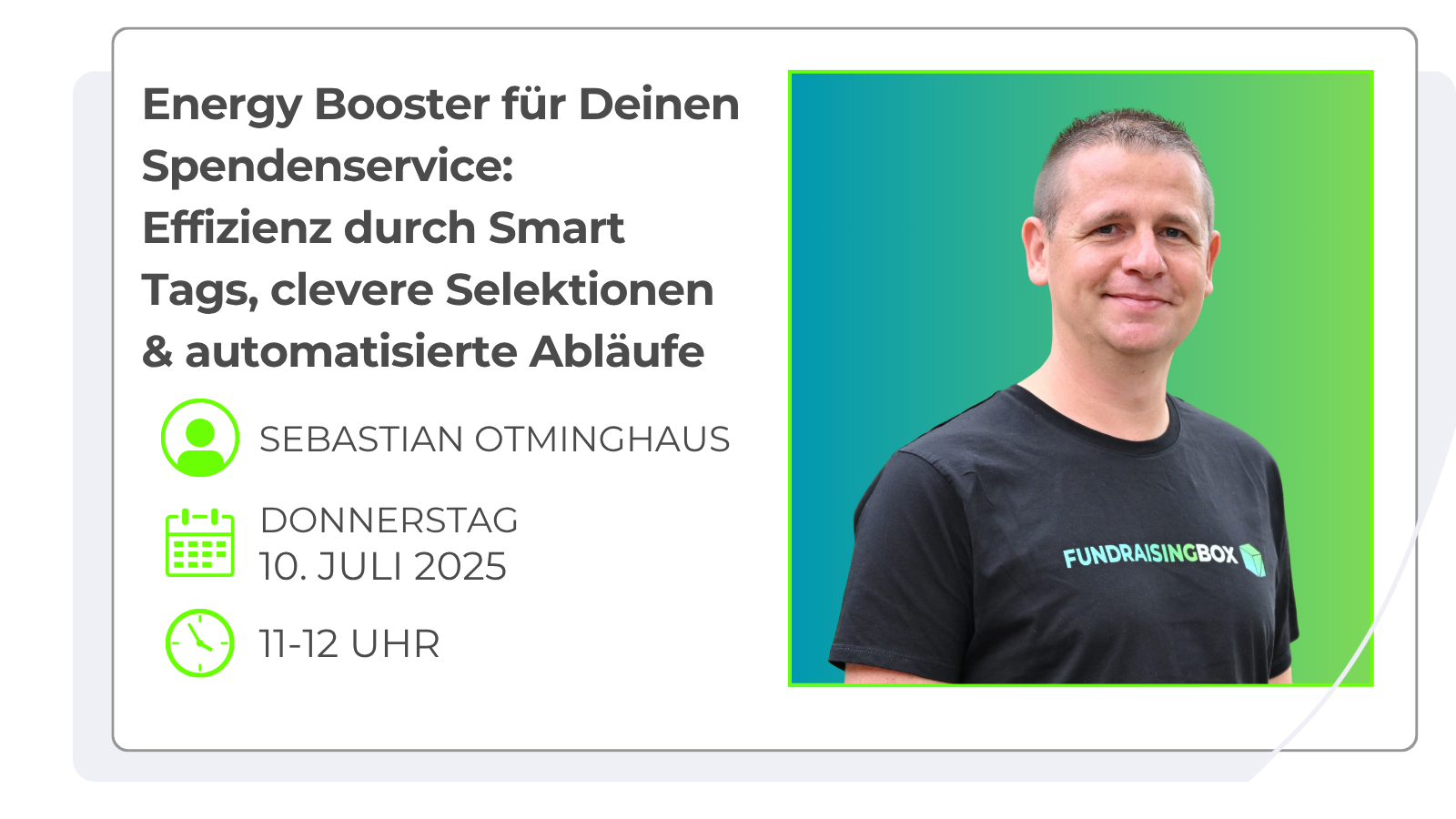 Webinar Spendenbooster