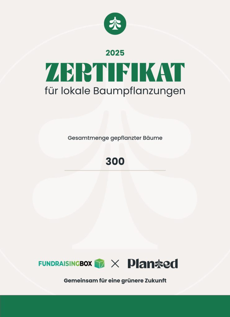 Planted_Zertifikat Baumpflanzungen