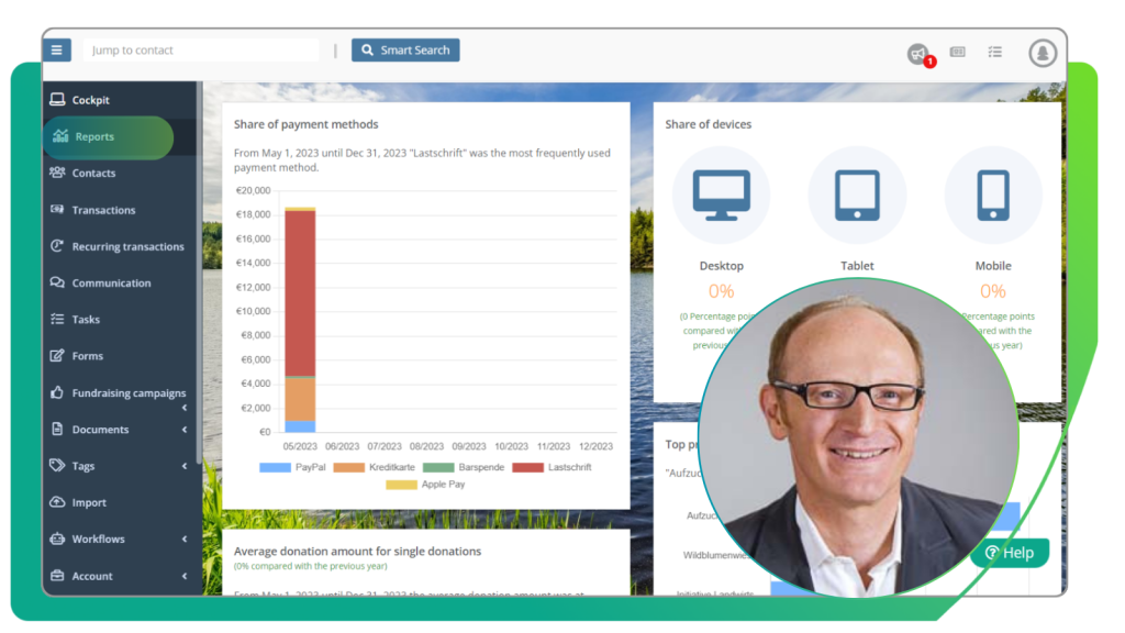 Webinar in english introduction to digital Fundraising with FundraisingBox