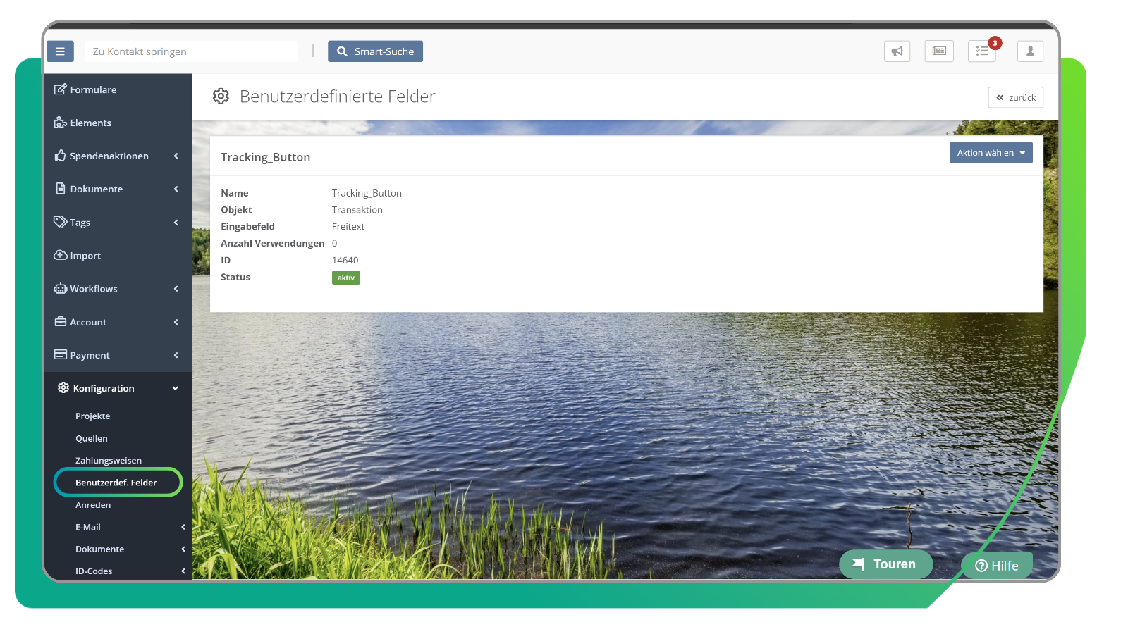 Benutzerdefinierte Felder