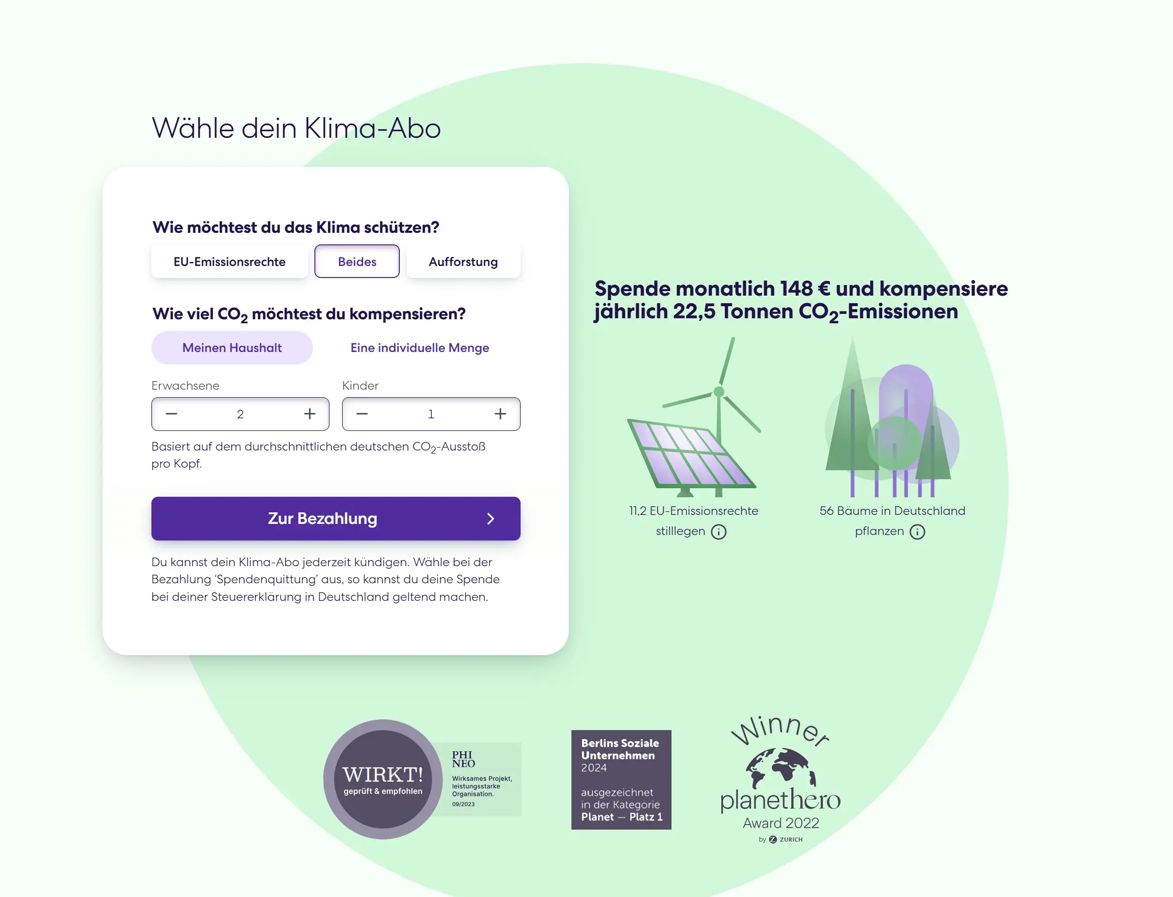 ForTomorrow Klima-Abos
