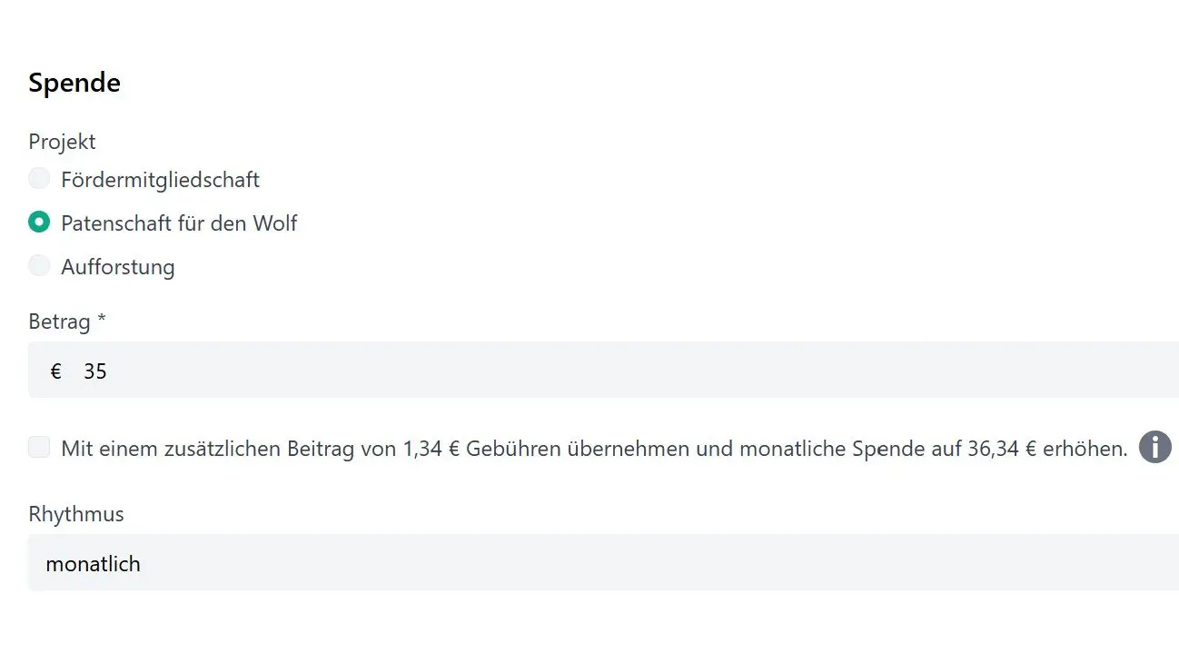 Wiederkehrende-Spenden-Formular